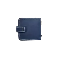 Portfel skórzany granatowy