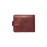 Portfel skórzany ciemnobrązowy