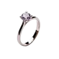 Złoty pierścionek z ametystem