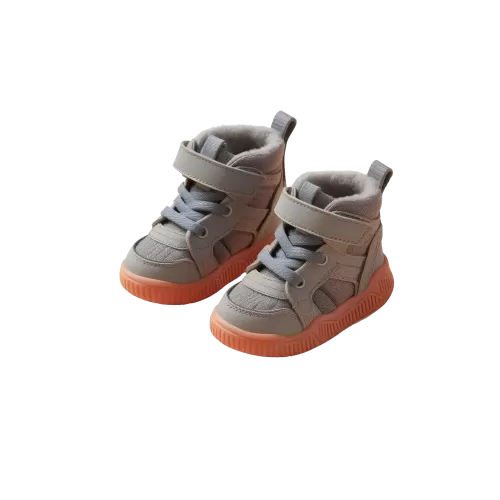 Szare dziecięce buty terenowe