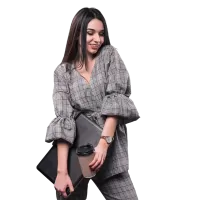 Plaid Chic Suit